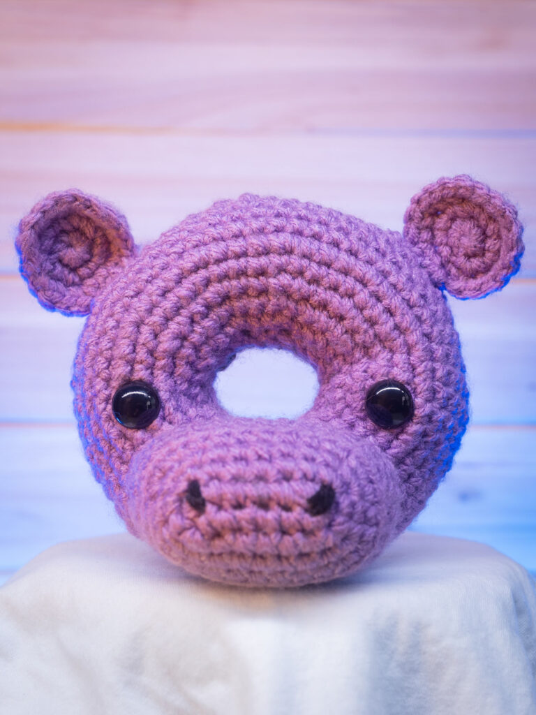 Crochet Hippo Donut