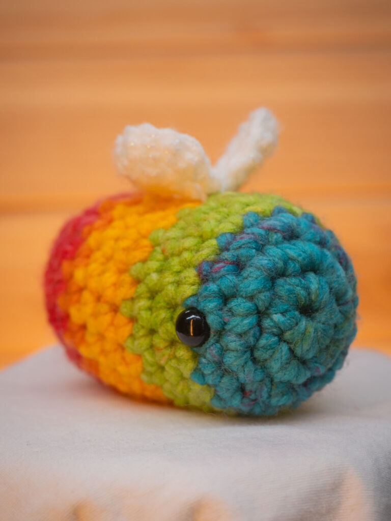 Crochet Bumblebee Rainbow