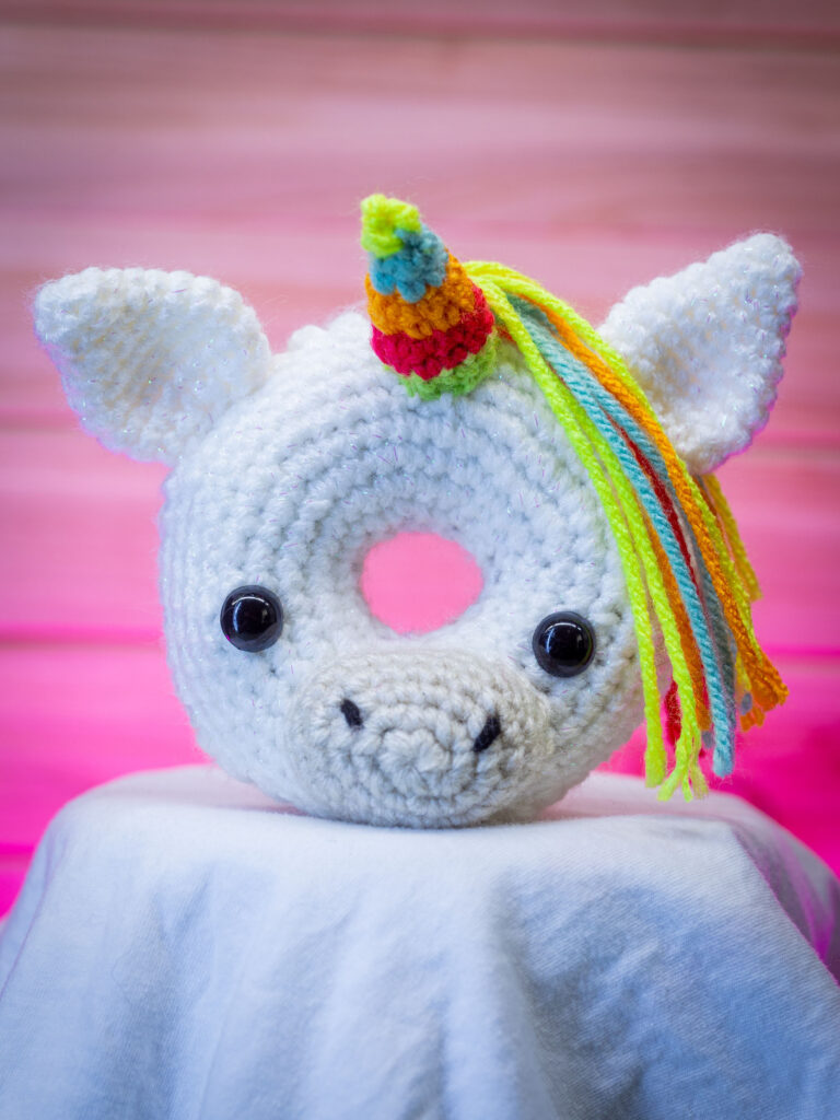 Crochet Unicorn Donut