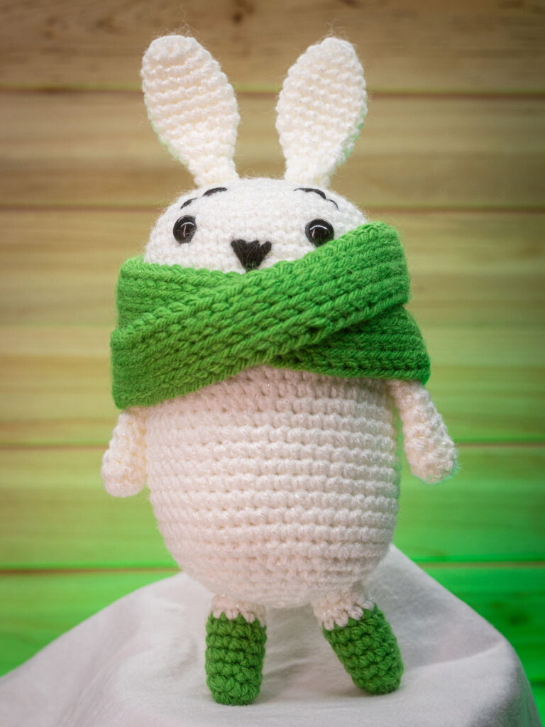 Crochet Rabbit with Scarf